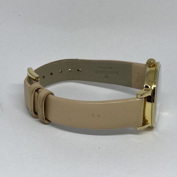 Kate Spade New York Metro 0073 Women Beige Leather Analog Dial Wrist Watch VK118 main image 8